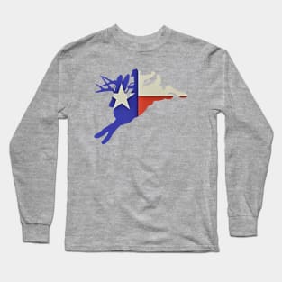 Texas Jackalope Cowboy Long Sleeve T-Shirt